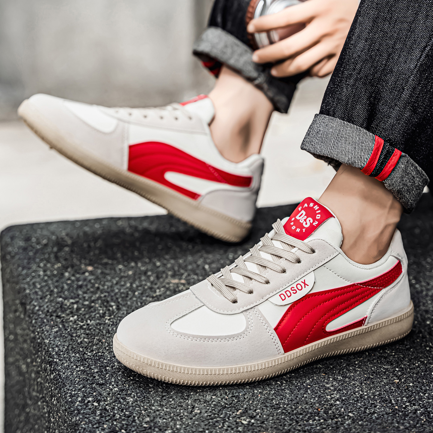 Whoppy SL75 Sepatu Sneakers Pria Import (FREE BOX)