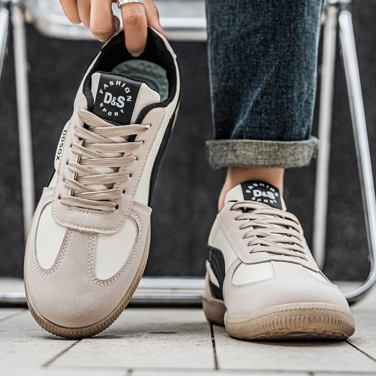 Whoppy SL75 Sepatu Sneakers Pria Import (FREE BOX)