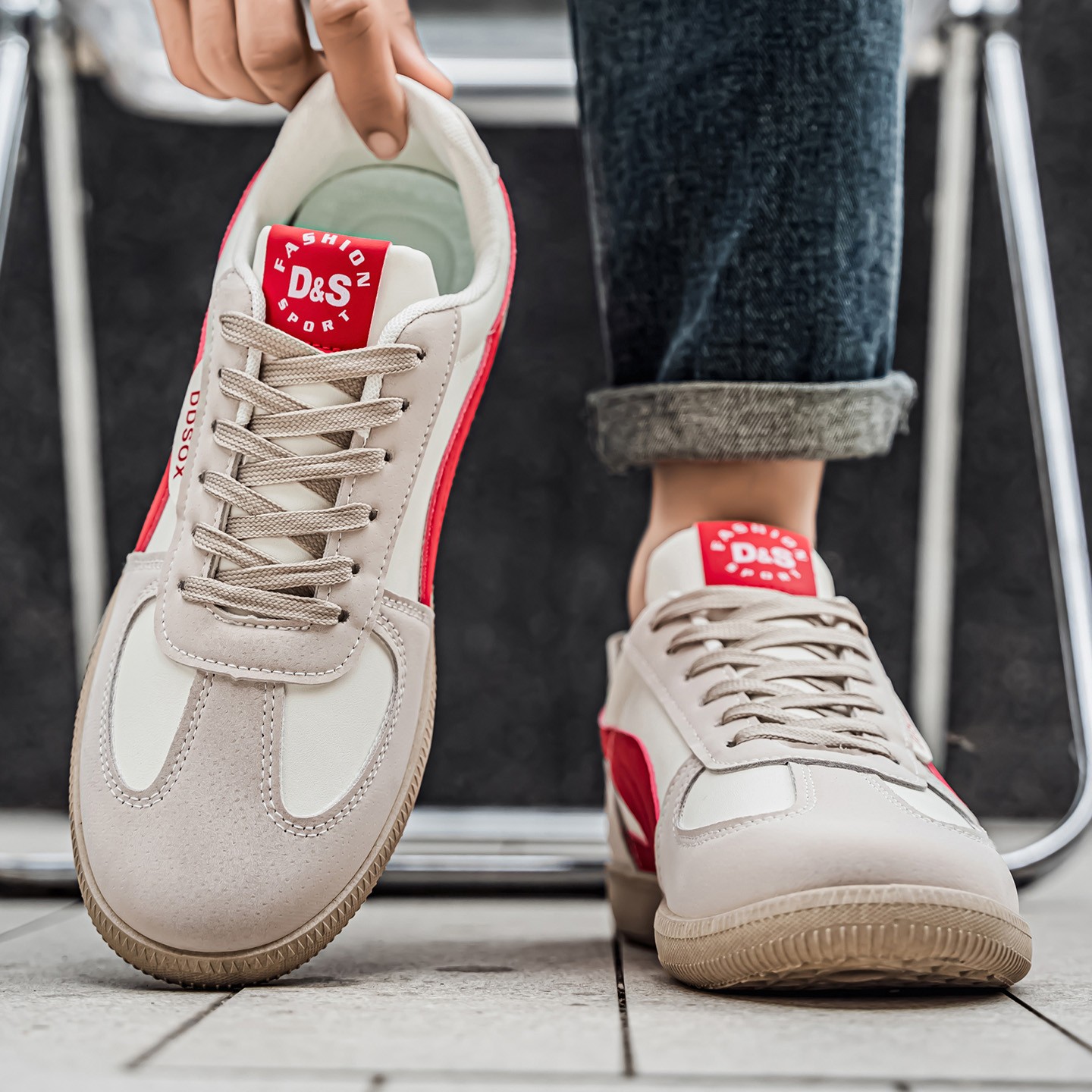 Whoppy SL75 Sepatu Sneakers Pria Import (FREE BOX)