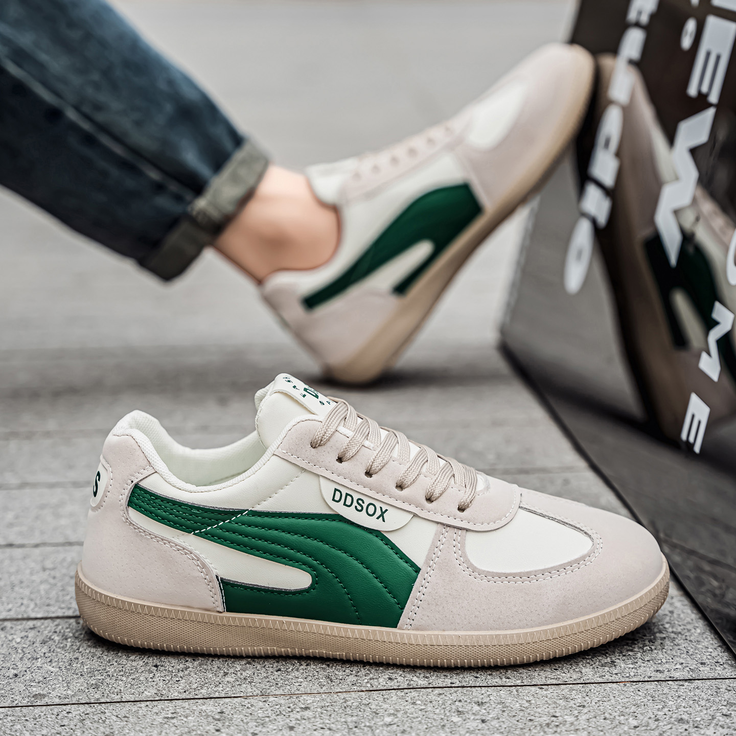 Whoppy SL75 Sepatu Sneakers Pria Import (FREE BOX)