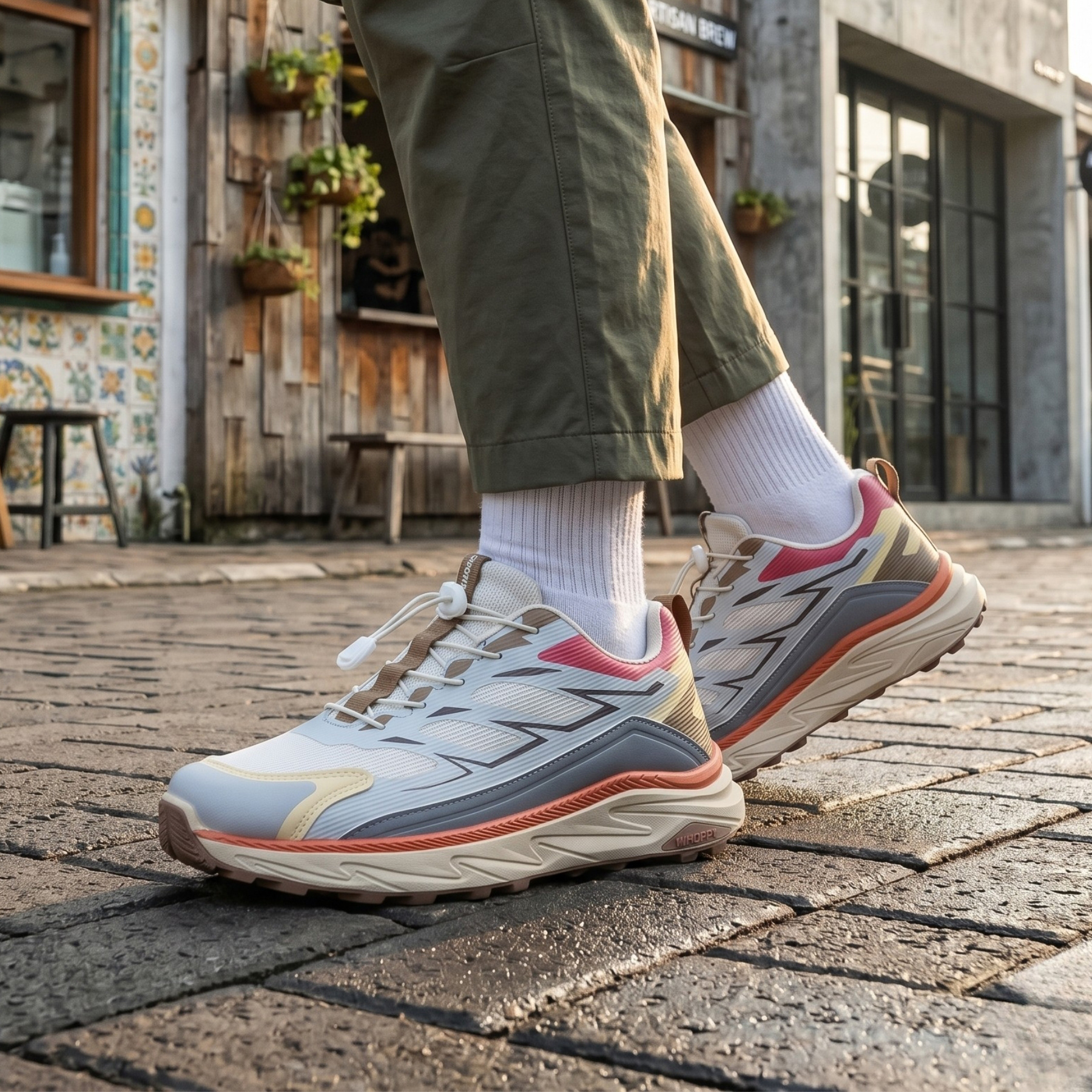 Whoppy SL77 Sepatu Sneakers Pria Import (FREE BOX)