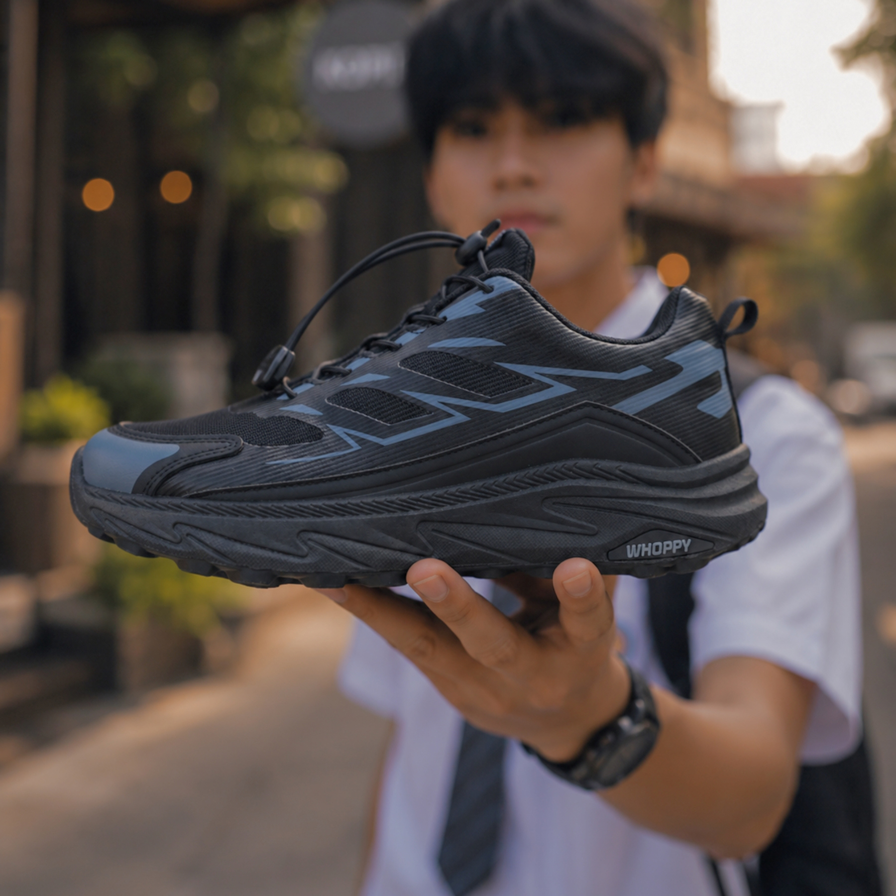 Whoppy SL77 Sepatu Sneakers Pria Import (FREE BOX)