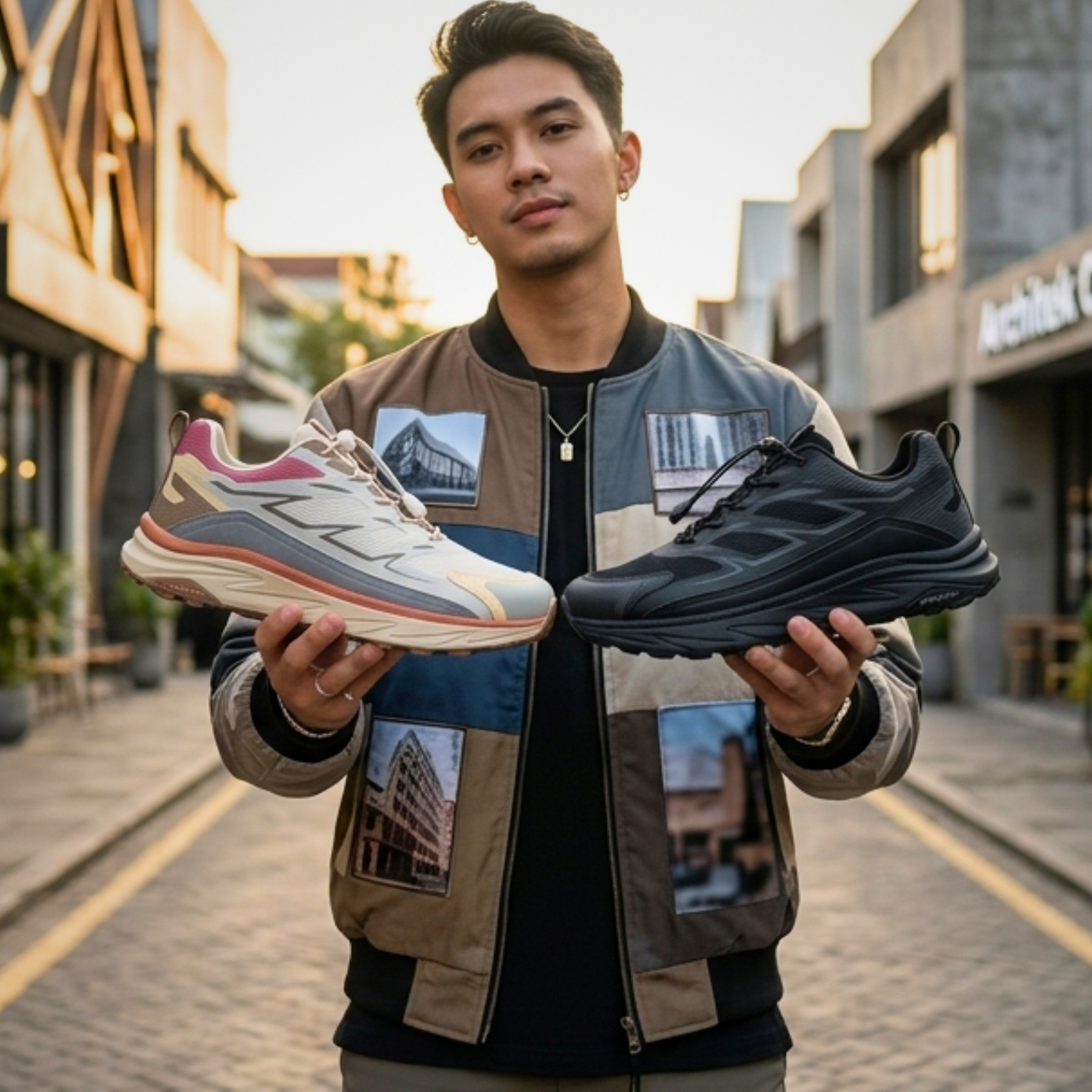 Whoppy SL77 Sepatu Sneakers Pria Import (FREE BOX)