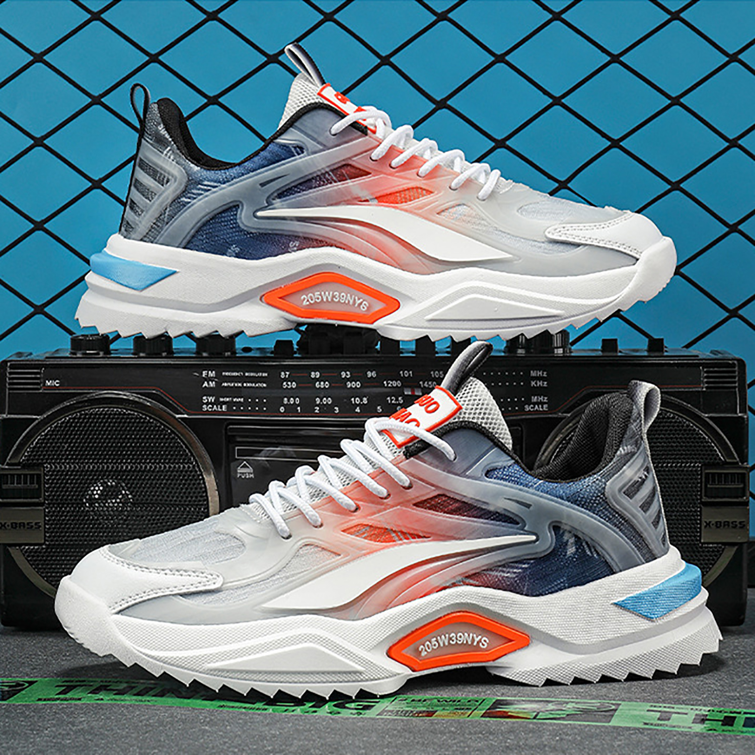 Whoppy SL52 Sepatu Sneakers Pria Import (FREE BOX)